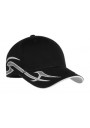 Port Authority® Racing Cap with Sickle Flames. 