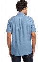 District Made® Mens Short Sleeve Washed Woven Shirt.