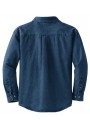 Port & Company® - Ladies Long Sleeve Value Denim Shirt. 