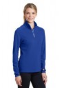 Sport-Tek® Ladies Sport-Wick® Textured 1/4-Zip Pullover