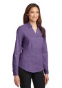 Red House® - Ladies French Cuff Non-Iron Pinpoint Oxford Shirt