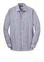 Red House® Tricolor Check Slim Fit Non-Iron Shirt. 