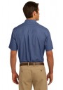 Port Authority® Short Sleeve Crosshatch Easy Care Shirt