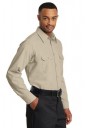 Red Kap® Long Sleeve Solid Ripstop Shirt.