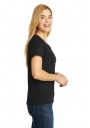 Hanes® Ladies Tagless® 100% Cotton V-Neck T-Shirt.