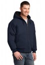 CornerStone® Washed Duck Cloth Insulated Hooded Work Jacket