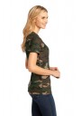 District Made® - Ladies Perfect Weight® Camo Crew Tee 