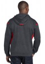 Sport-Tek® Tech Fleece Colorblock Hooded Sweatshirt
