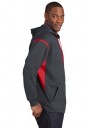 Sport-Tek® Tech Fleece Colorblock Hooded Sweatshirt