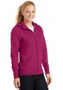 Sport-Tek® Ladies Full-Zip Hooded Fleece Jacket