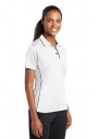 Sport-Tek® Ladies Dri-Mesh® Polo with Tipped Collar and Piping