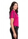 Port Authority® Ladies Silk Touch™ Performance Colorblock Stripe Polo