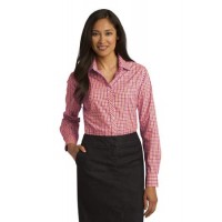 Port Authority® Ladies Long Sleeve Gingham Easy Care Shirt
