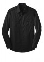 Port Authority® Stain-Resistant Roll Sleeve Twill Shirt