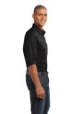 Port Authority® Stain-Resistant Roll Sleeve Twill Shirt