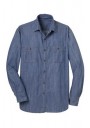 Port Authority® Patch Pockets Denim Shirt