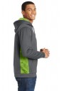 Sport-Tek® Sport-Wick® CamoHex Fleece Colorblock Hooded Pullover. 
